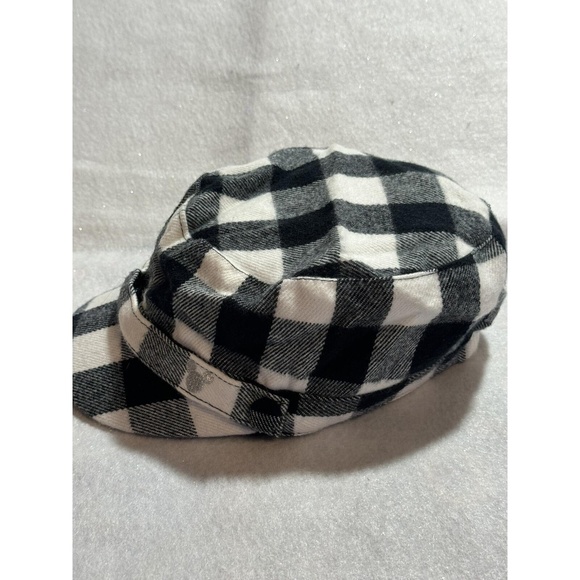 Womans Flannel Disney Parks Cadet Style Hat One Size Fits Most With Mickey - Picture 5 of 8